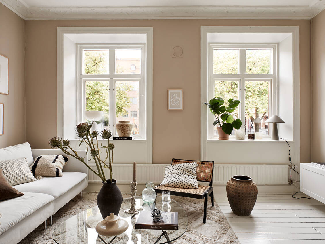 米色且美丽：预算有限但舒适的斯堪的纳维亚风格的家-6