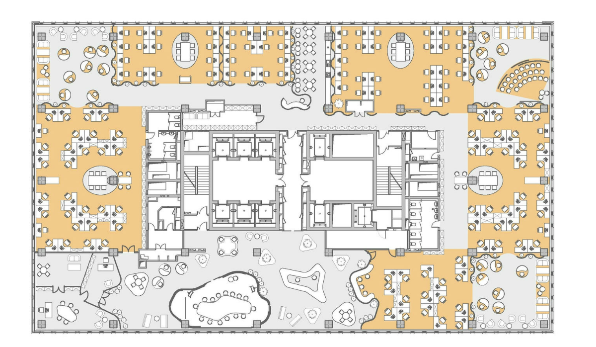 Kimberly-Clark 办公室 | 开放空间与私密区域的完美结合-6