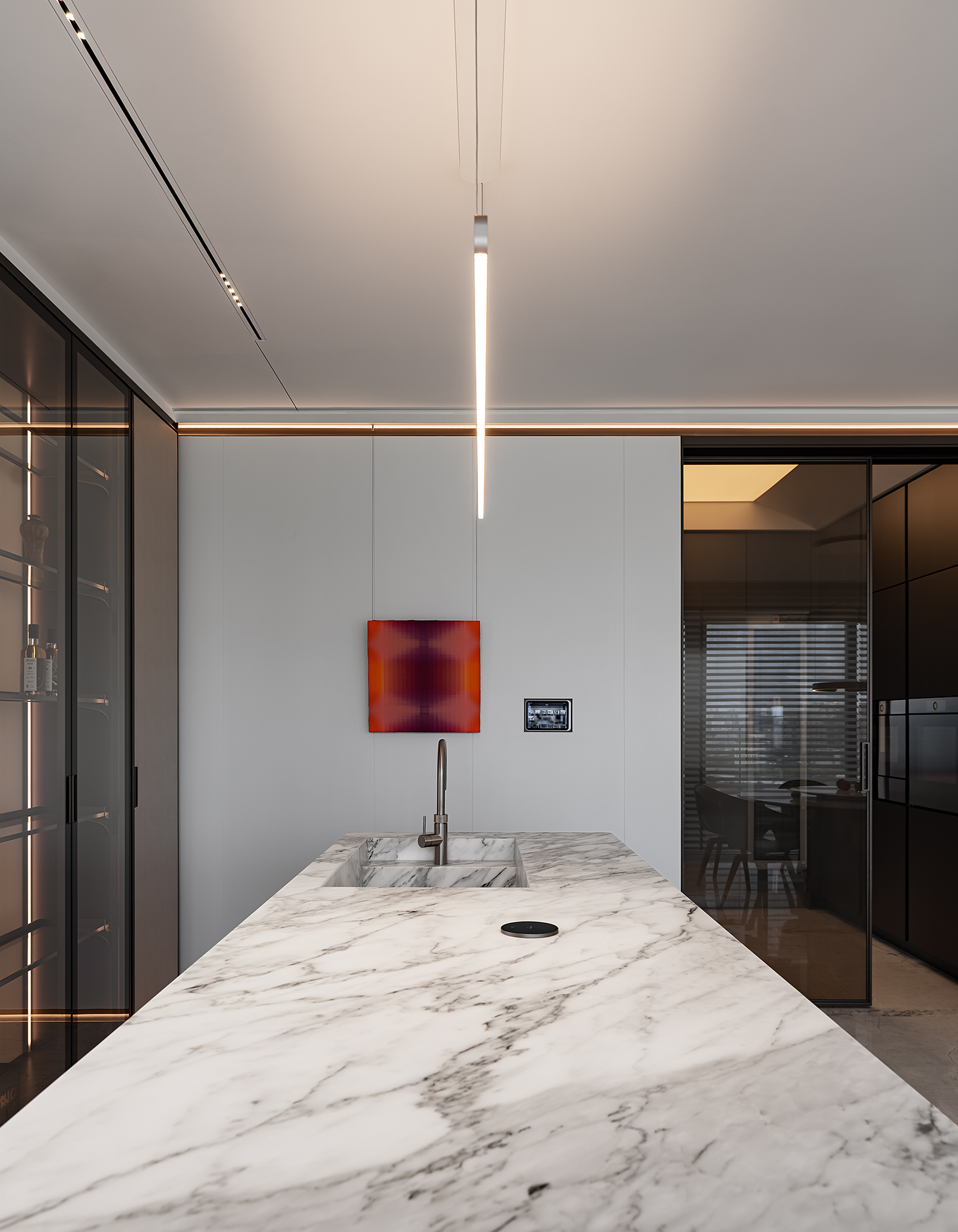 魔都陆家嘴 420㎡艺术大平层私人住宅丨中国上海丨循光空间-32