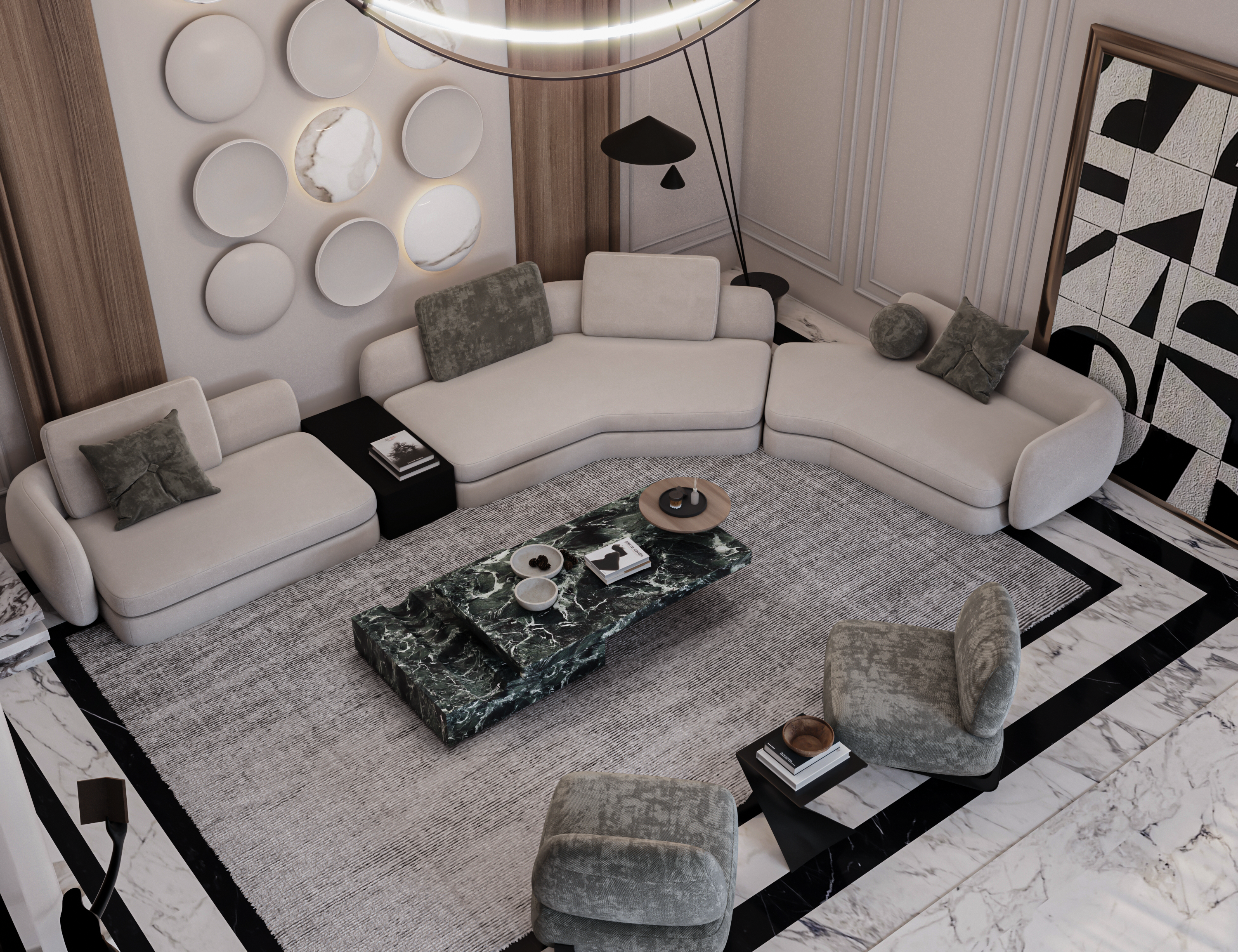 客厅设计丨Axis Architects-10