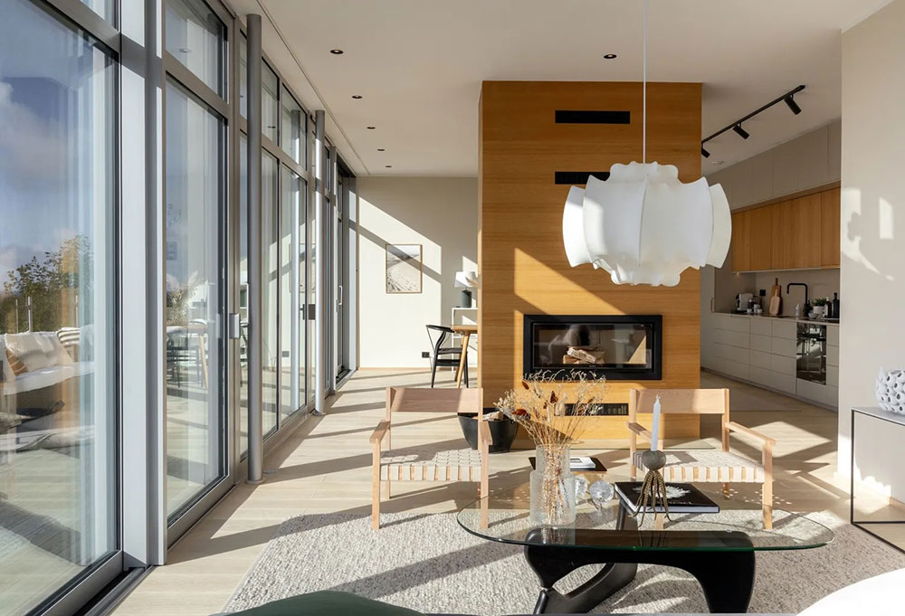 瑞典现代海景公寓 | 阳光倾洒的玻璃海洋-5