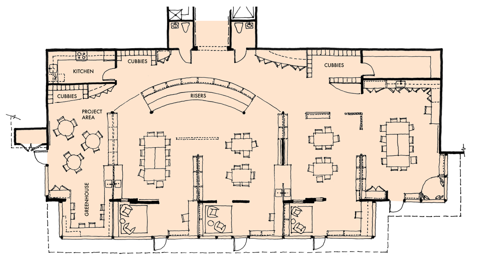波特兰韦恩弗利特小学低年级部丨美国波特兰丨Simons Architects-65
