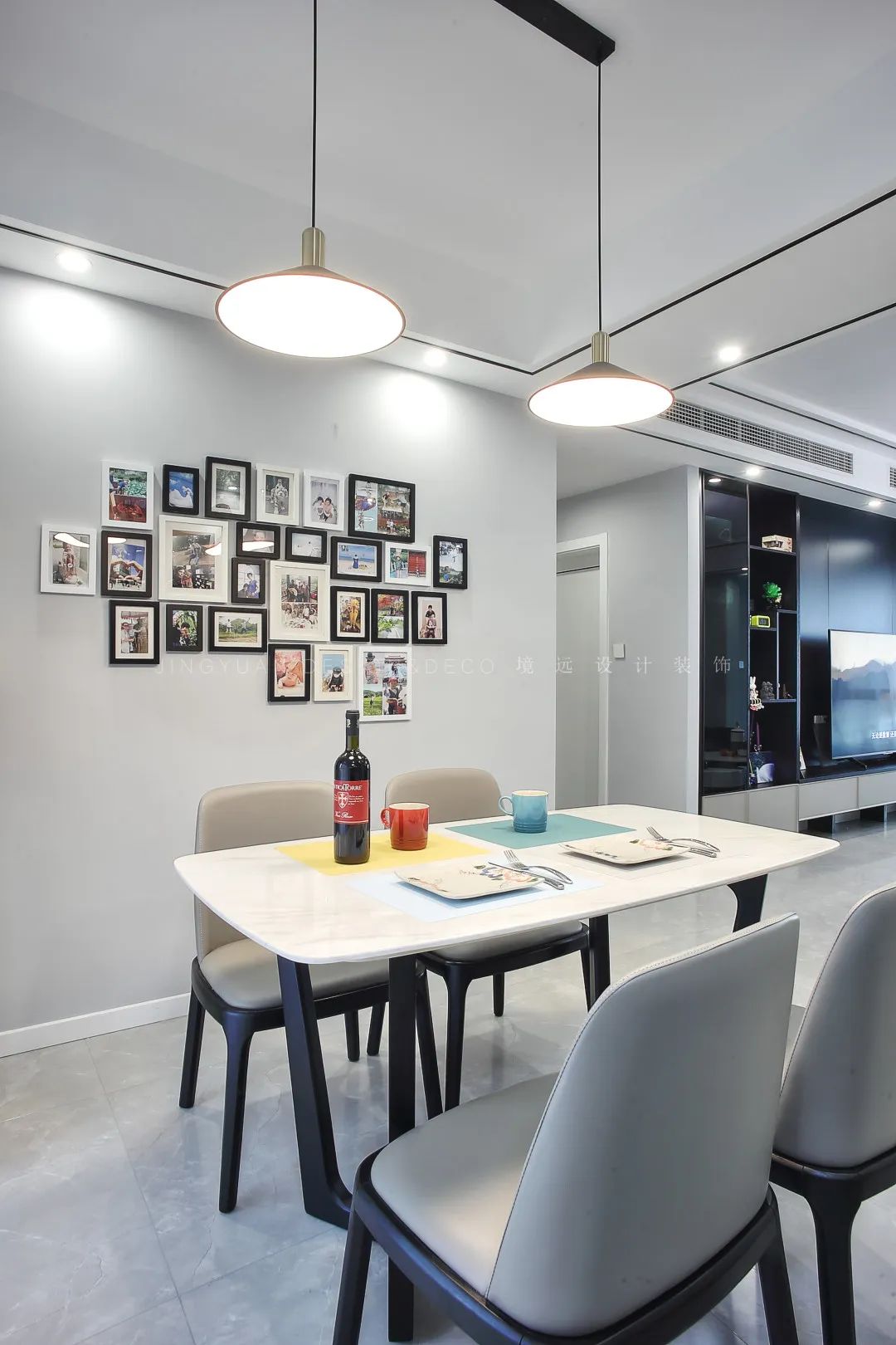 境远装饰 | 110㎡轻奢++ 北欧风混搭设计,演绎优雅变奏曲-39