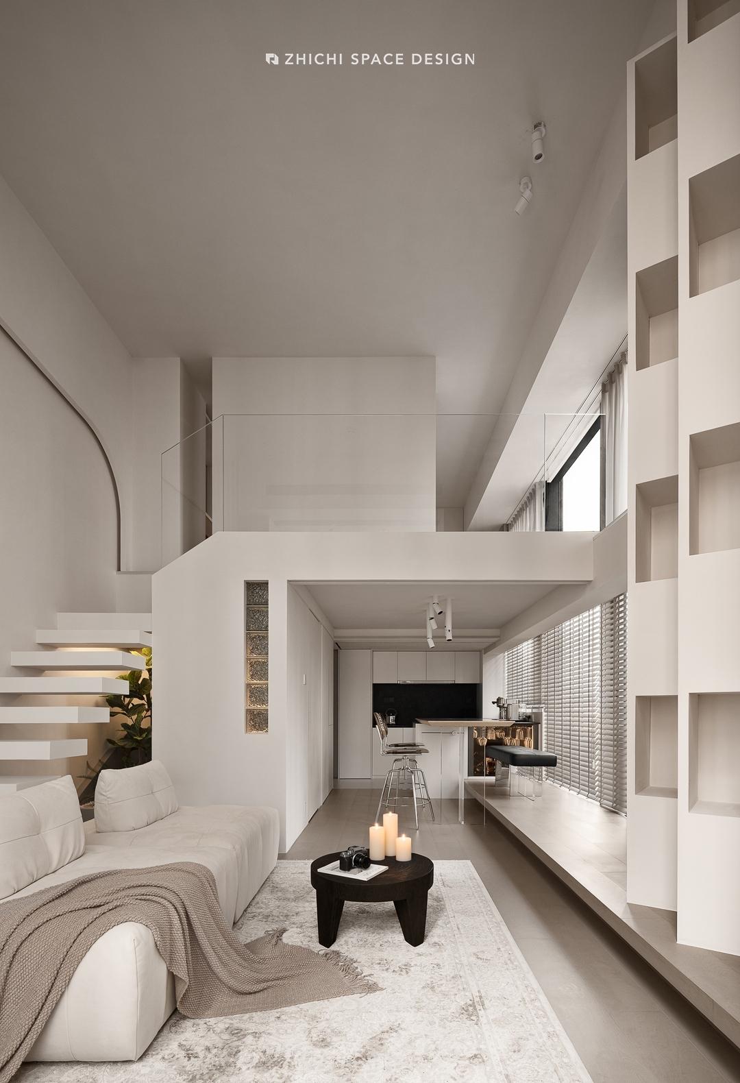 武汉咫尺设计︱藏于繁华都市中的白色极简盒子-0