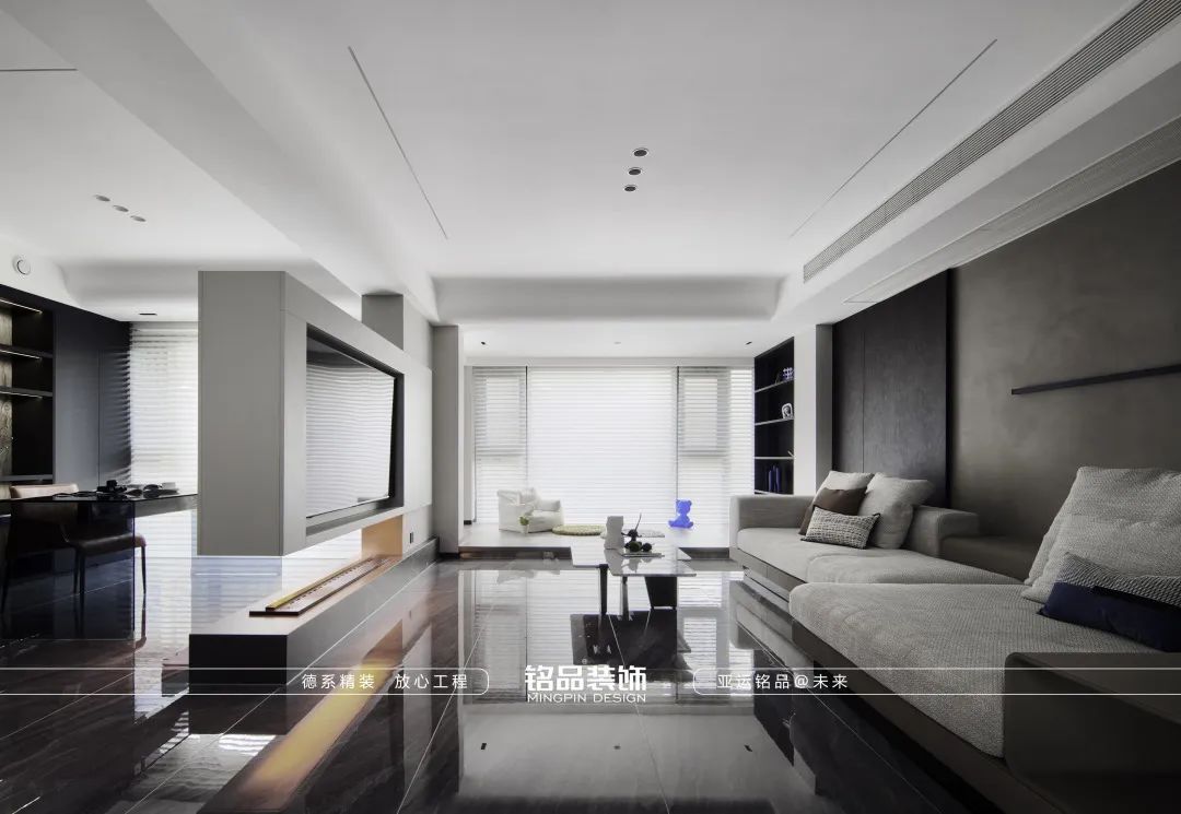 现代简约之家 · 吕先生150平米温馨舒适新居设计丨铭品装饰-14