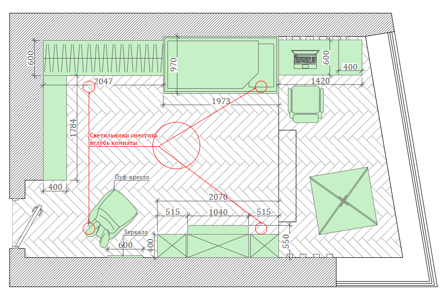 Мебель в детскую девочки - интерьер с подиумом у окна-7