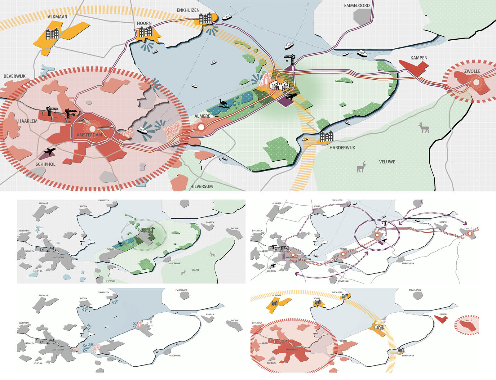 Lelystad城市环境愿景相关规划项目丨NetherlandsLelystad丨Urhahn-4