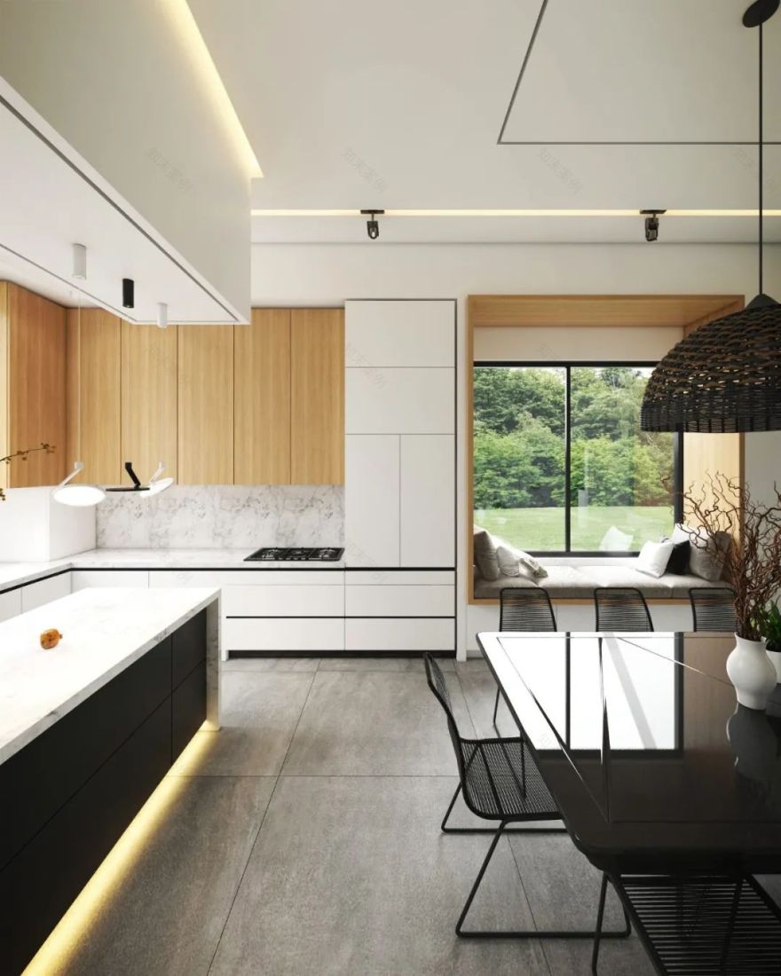 伊朗 800㎡简约别墅,东西向规划保通风-31