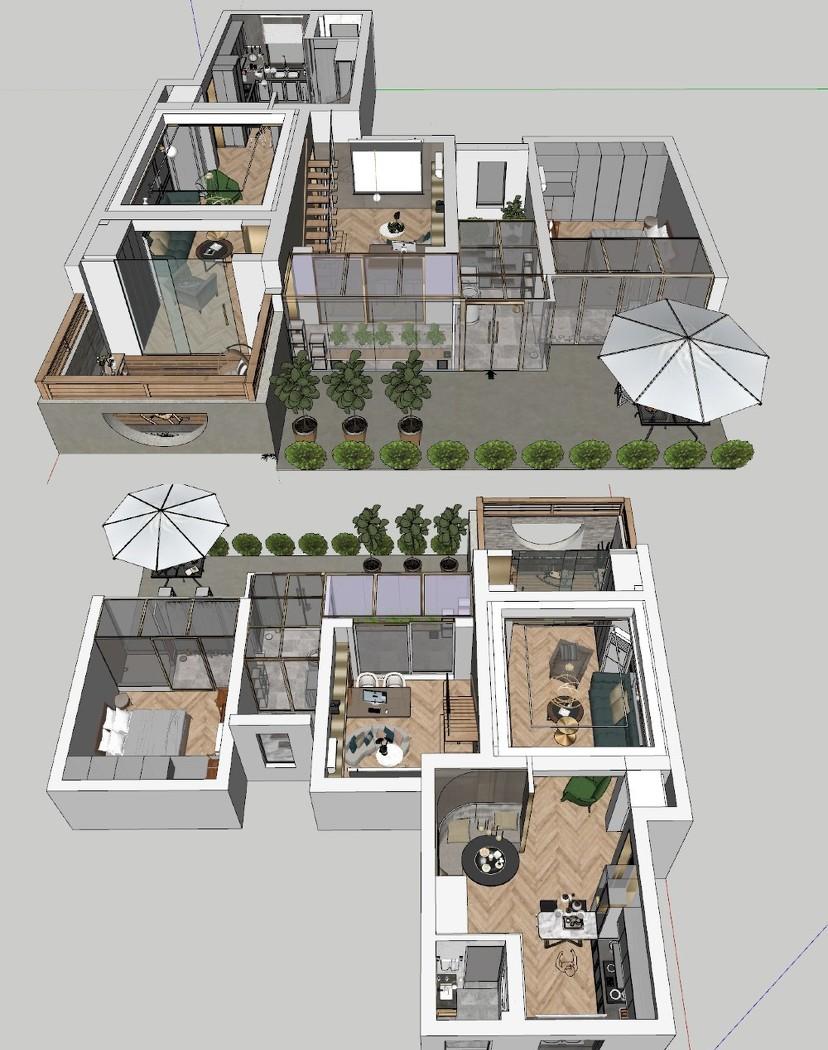 轻奢复式住宅,打造精致生活空间-38