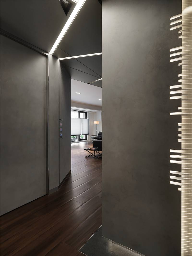 280㎡现代脱俗雅宅，“高级灰+光”-17