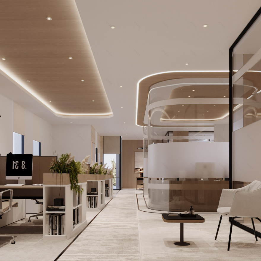 高科技办公室设计-5