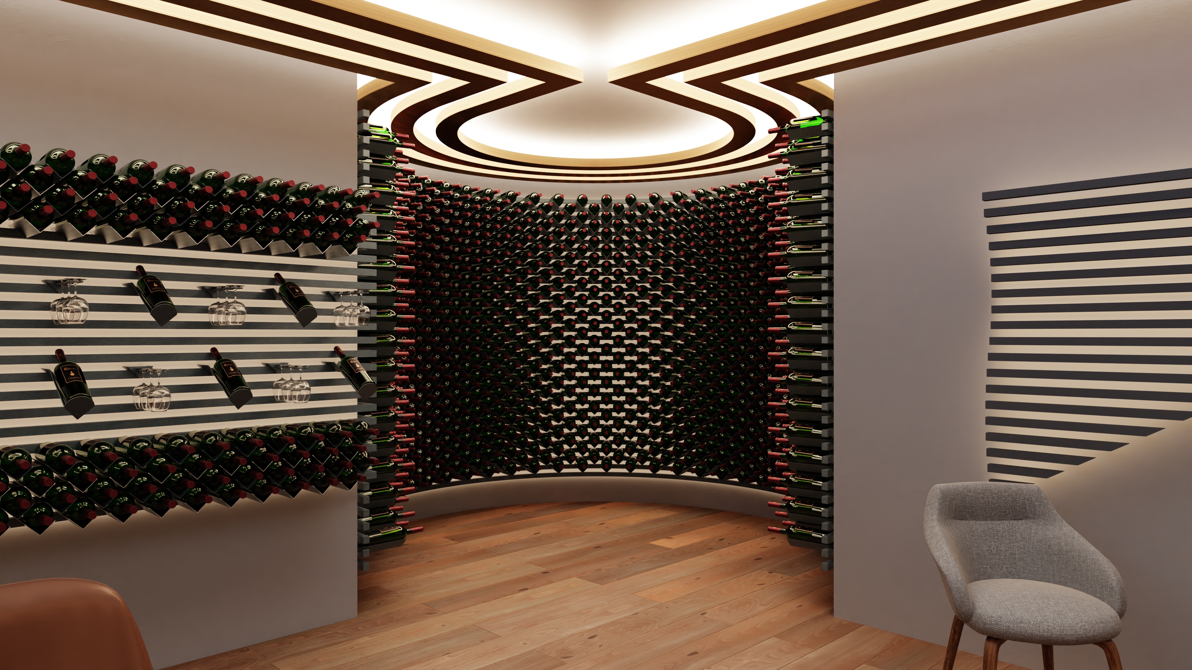酒室布置三维动画丨瑞士-4