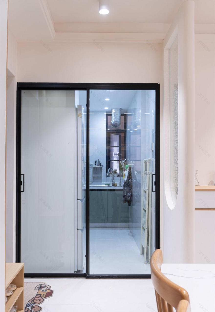 94㎡现代原木风三居室设计-54