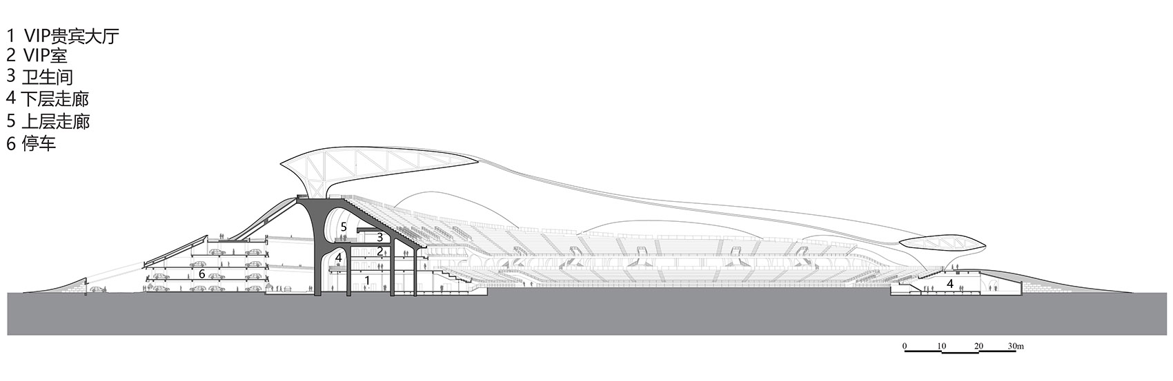 衢州体育公园 | 隐于自然的大型覆土建筑群-141