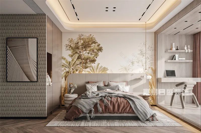 【首发】于凯作品:春酲 | 中梁壹号院350㎡现代风格别墅装修-53