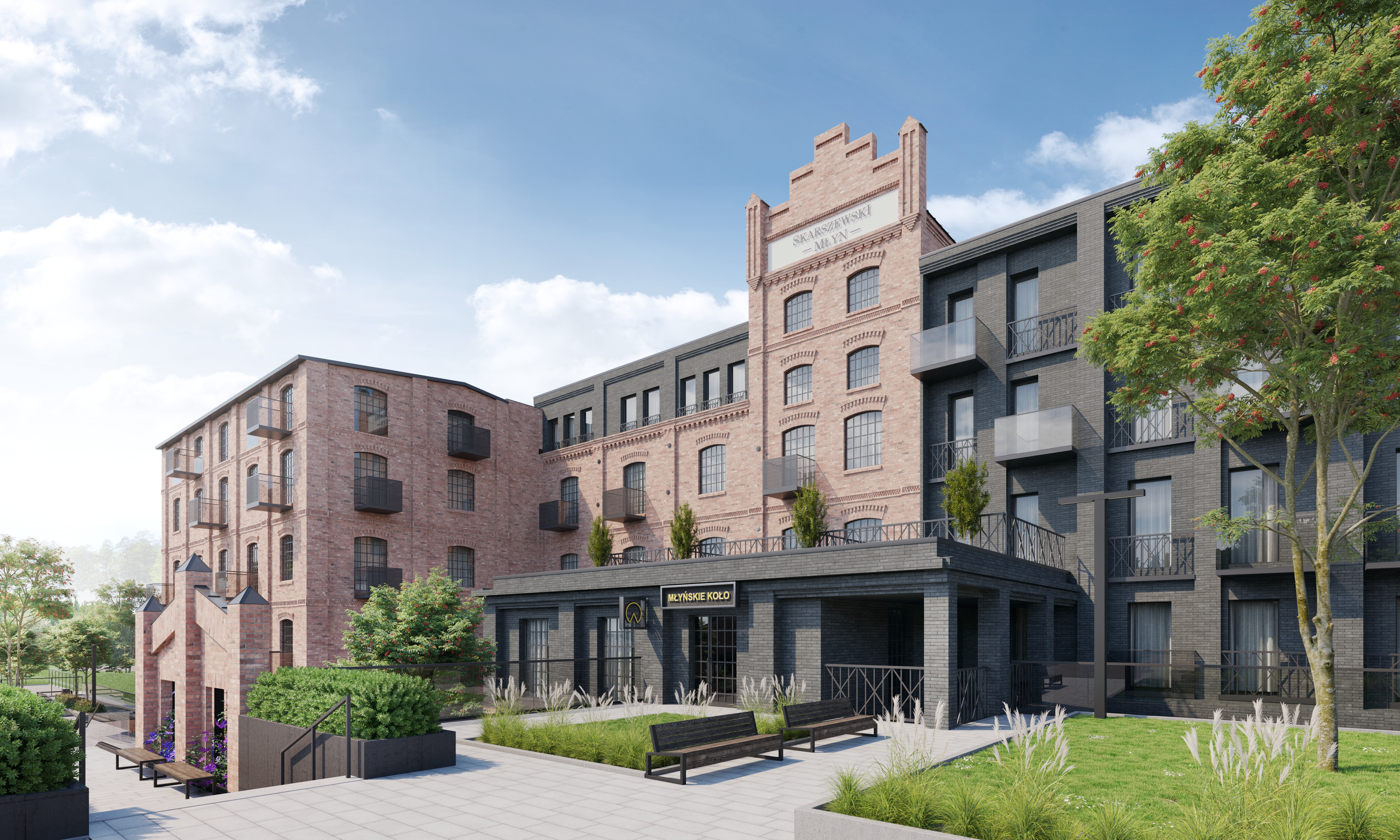 “Skarszewski Młyn”住宅地产建筑可视化项目丨波兰-9