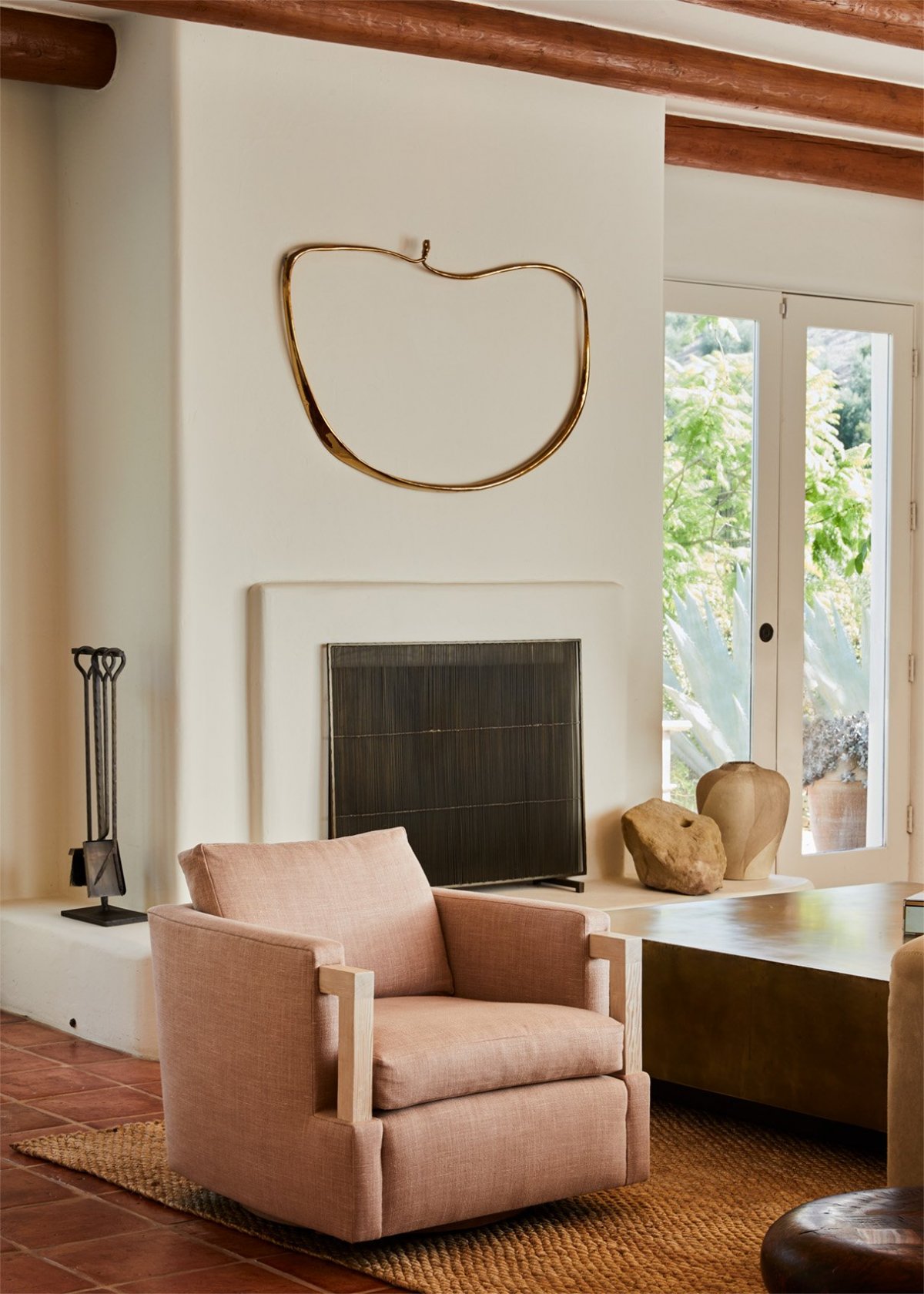 Adobe House Mission Canyon 别墅翻新丨美国丨Corinne Mathern Studio-5