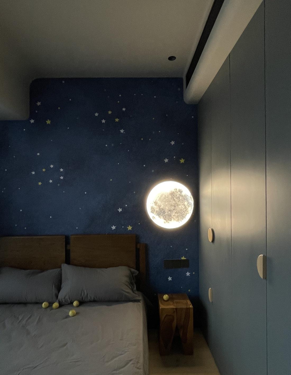 111㎡四口之家,低奢自然简约空间改造记-79