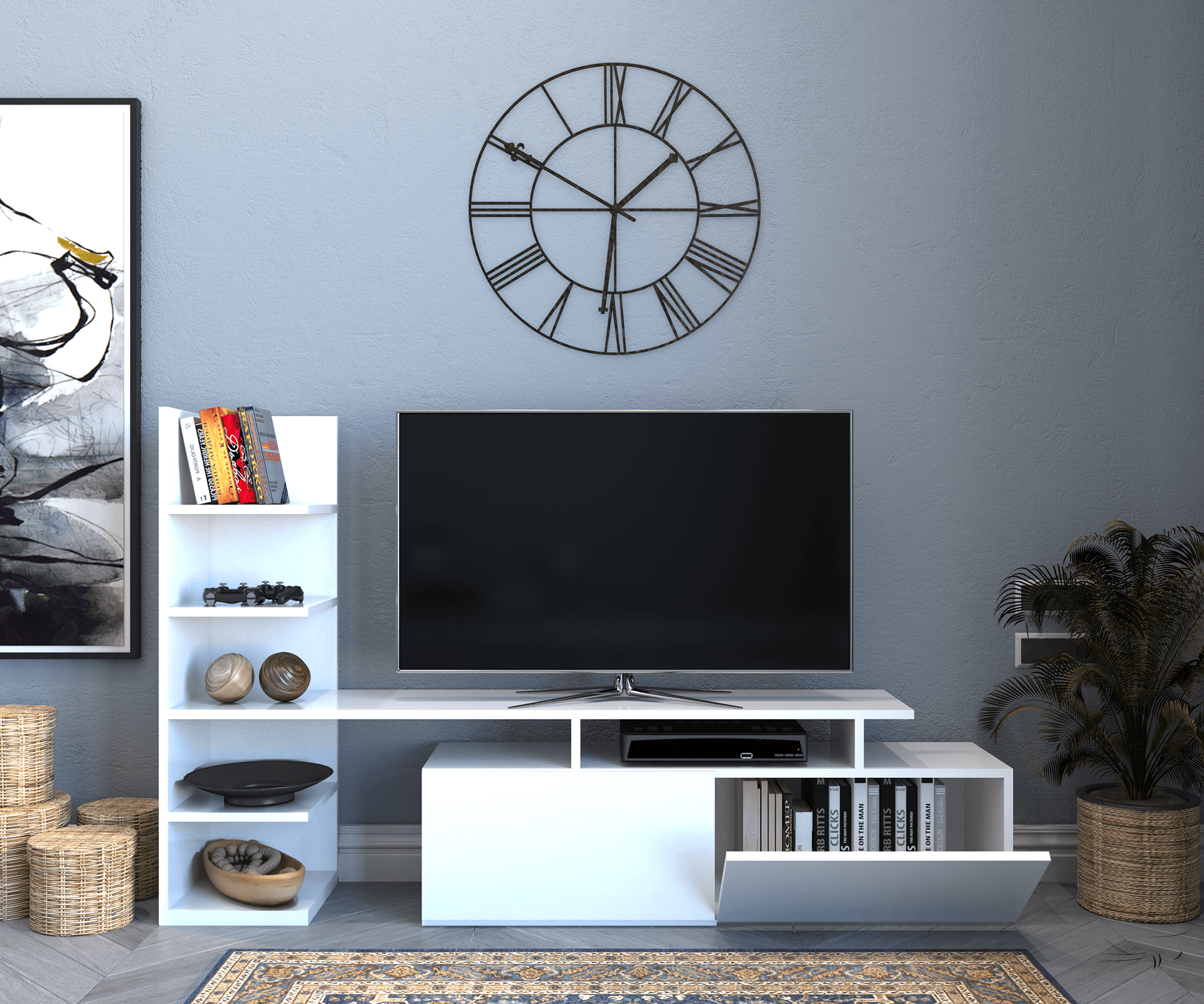 T·V Unit 设计丨Home Decor（Belal）,Hazem M. Badawy-7