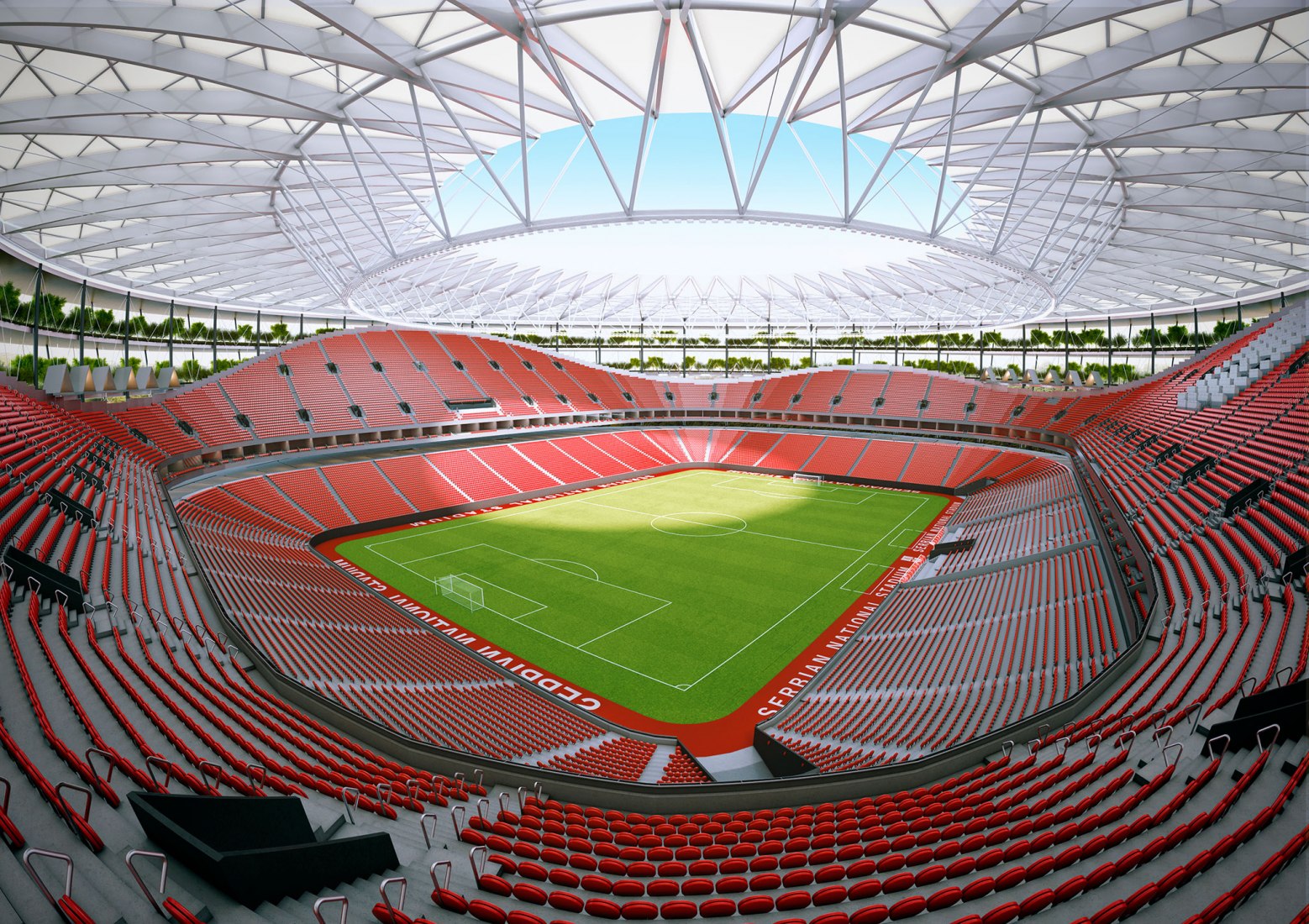 塞尔维亚新国家体育场丨贝尔格莱德丨Fenwick Iribarren Architects-30