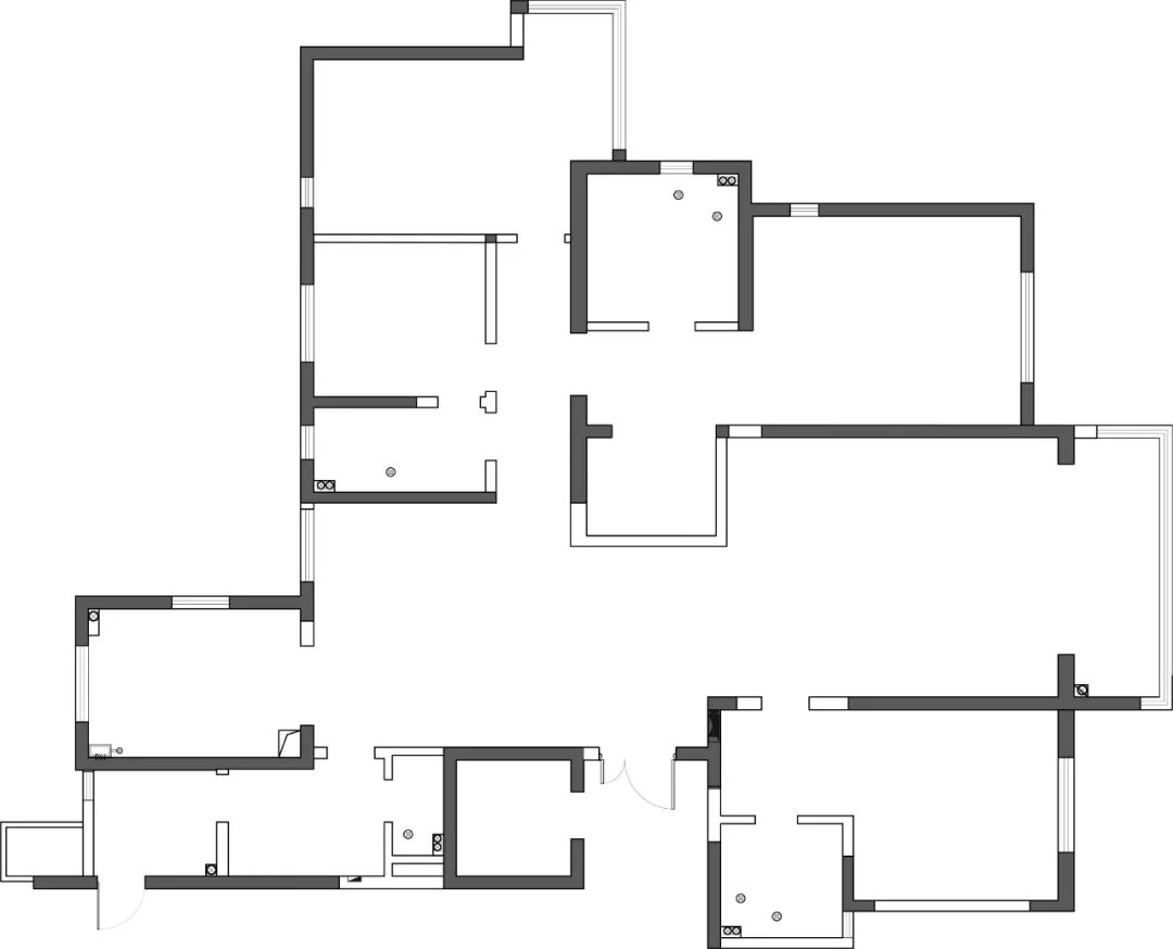 白桦林小区新中式风格平层设计丨旗盛-10