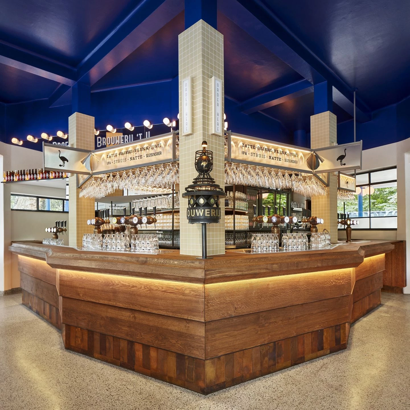 荷兰 Amsterdam 的绿色宁静餐厅 Blauwe Theehuis-44