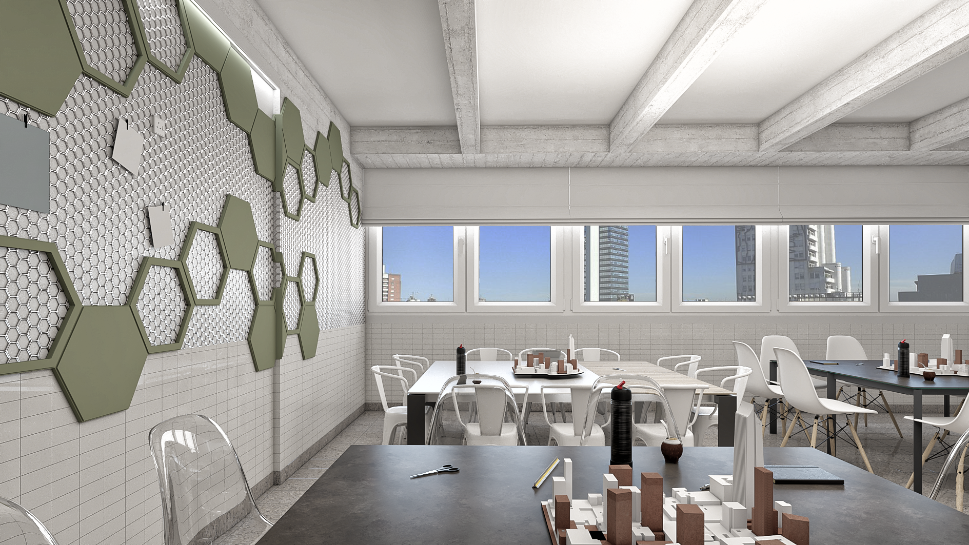 Ramallo建筑可视化,电视架可视化等多个项目丨micaelasanmartin-45