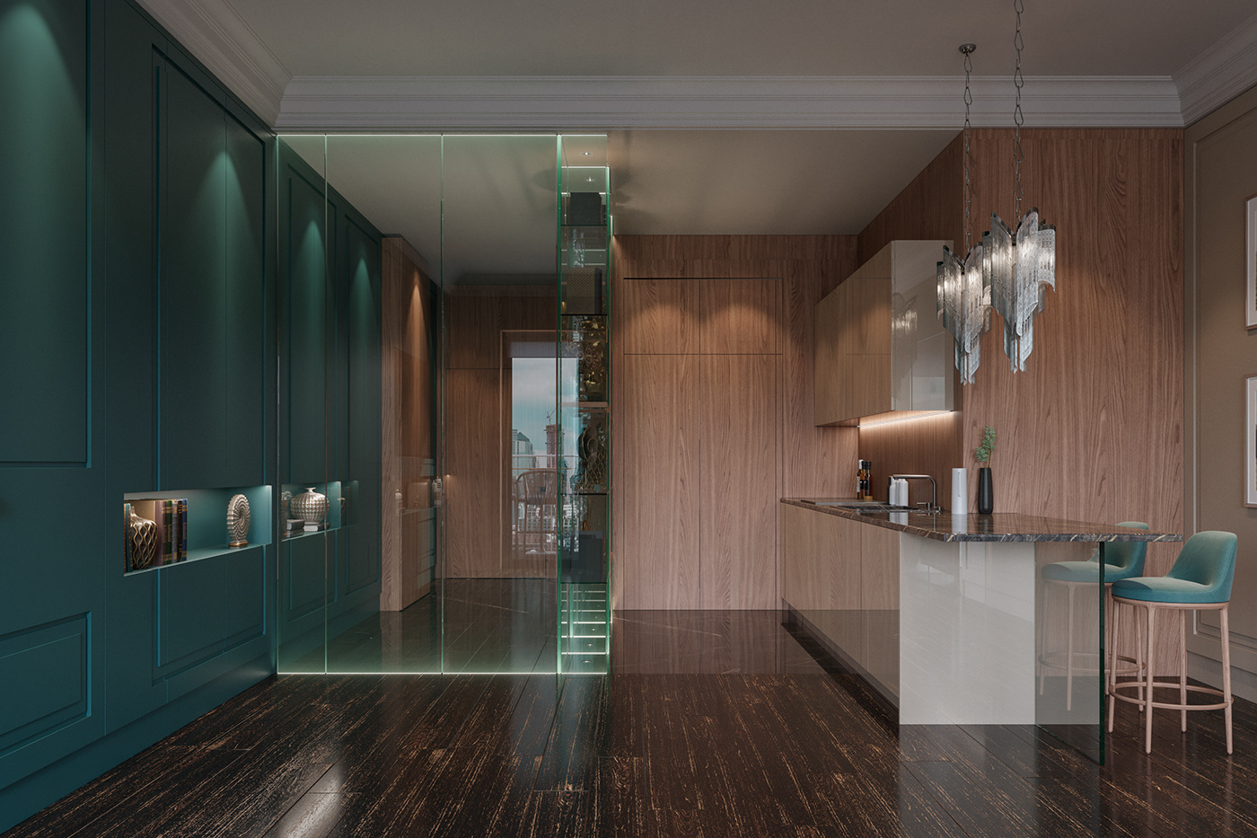 时尚家居设计丨俄罗斯莫斯科丨Olga Fradkina Studio-10