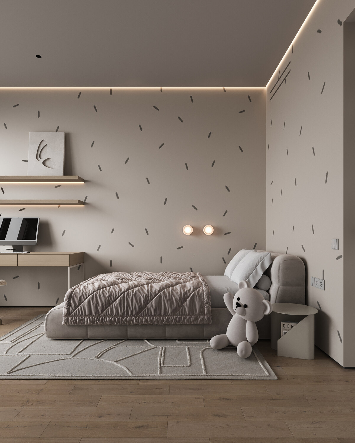 Interior design of an apartment, house, apartment design project-8