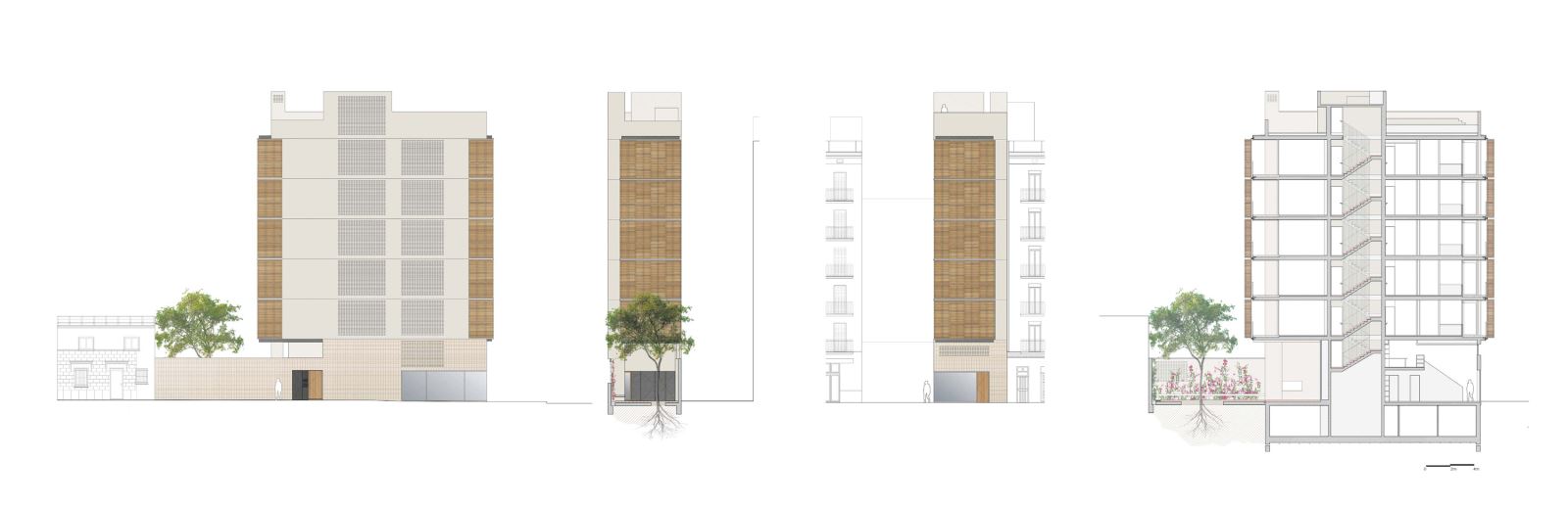 巴塞罗那四友共享住宅-13