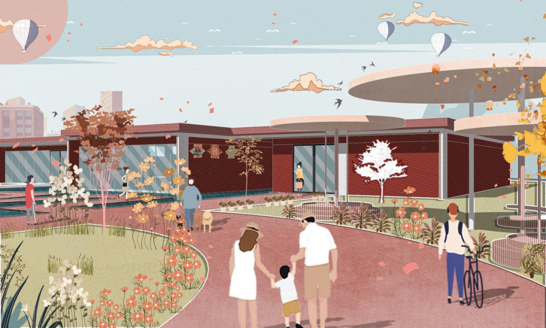 大四优秀毕设一举拿下“未来设计师大赛全国一等奖+江苏省一等奖+好创意江苏省三等奖”！非遗视域下的“板鹞风筝”主题环境空间设计！-180