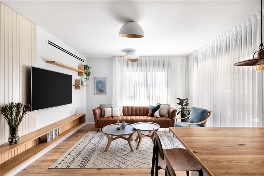 אושי דר | עיצוב פנים דירה 4 חדרים בגבעתיים - PICKINTERI-3