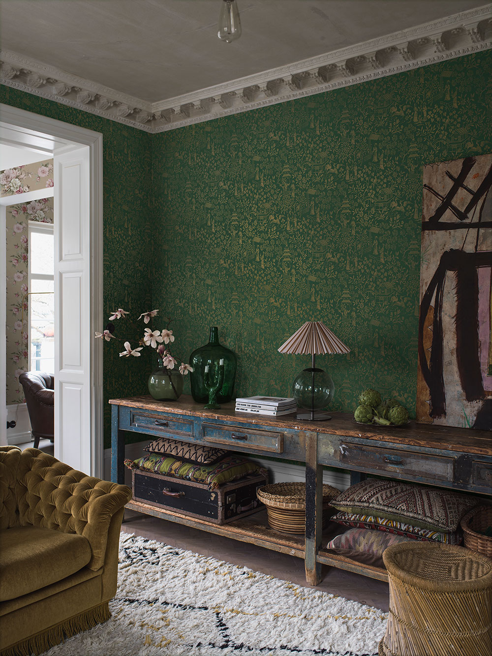 瑞典 Boras Tapeter 花卉墙纸设计-13