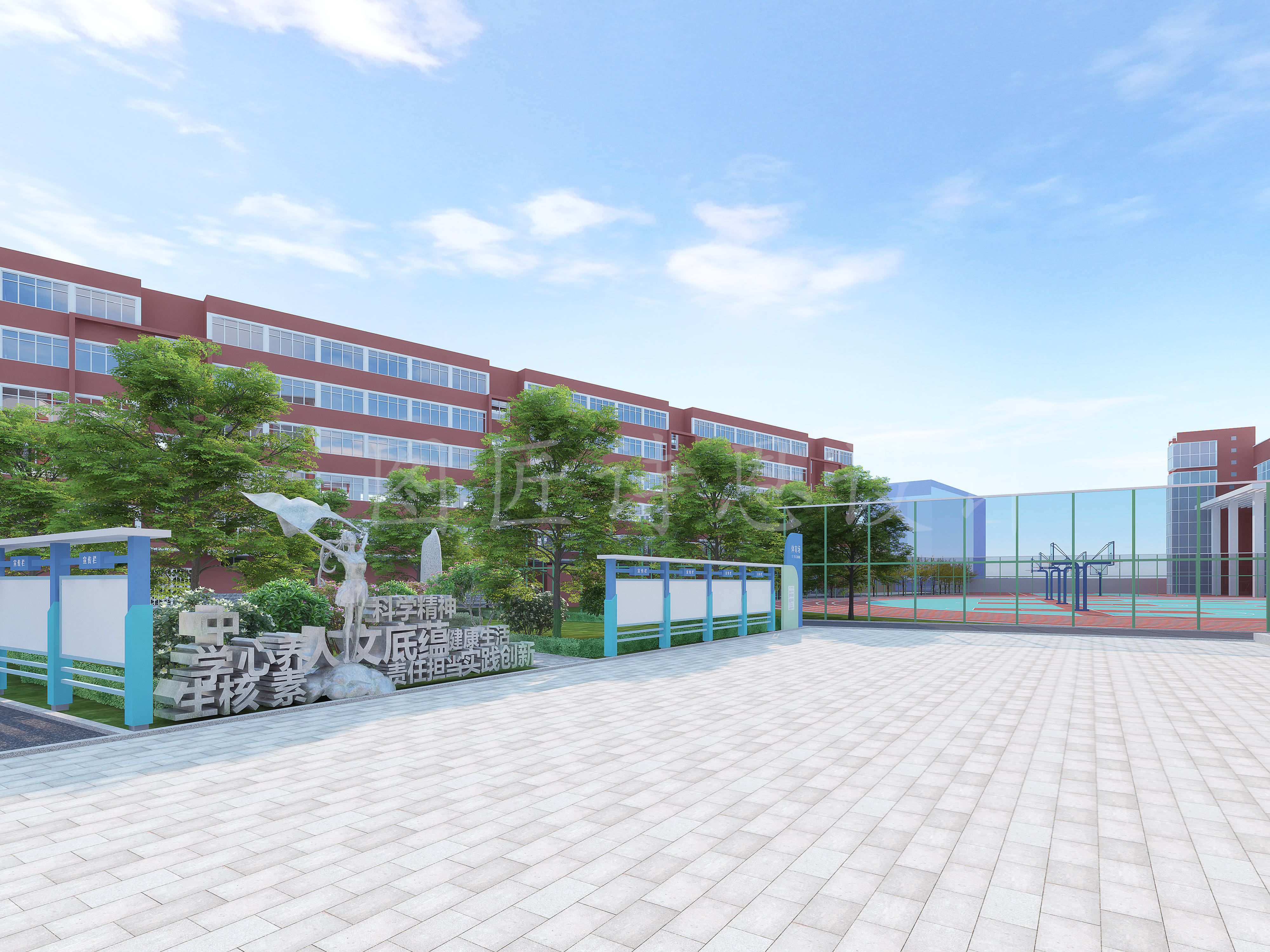 学校室外设计-4