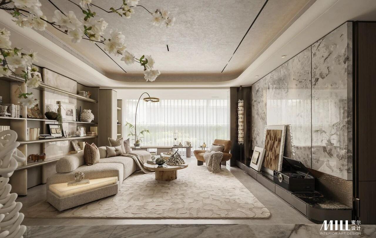 万科·广州万溪·瑧园140m²样板间丨中国广州丨深圳市蜜尔室内艺术设计有限公司-4
