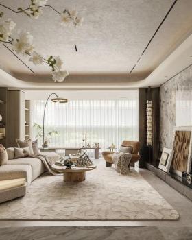 万科·广州万溪·瑧园140m²样板间丨中国广州丨深圳市蜜尔室内艺术设计有限公司