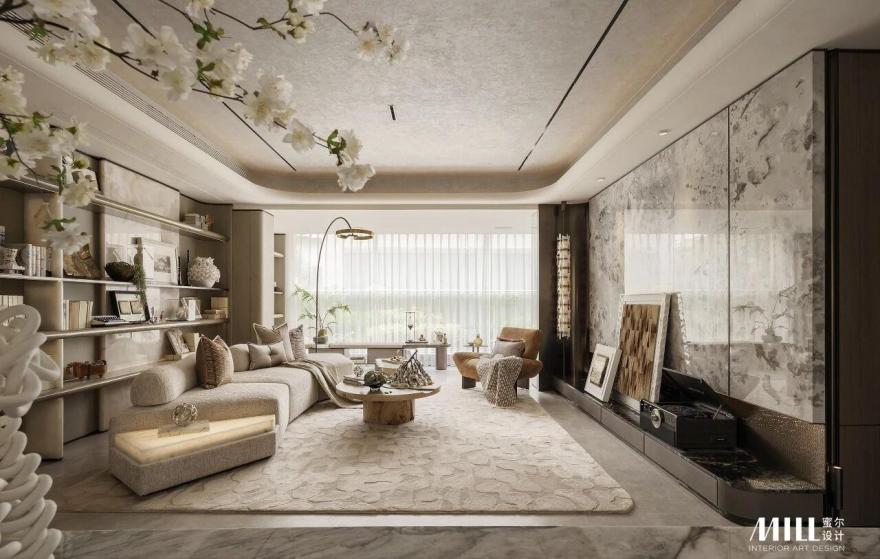 万科·广州万溪·瑧园140m²样板间丨中国广州丨深圳市蜜尔室内艺术设计有限公司-4