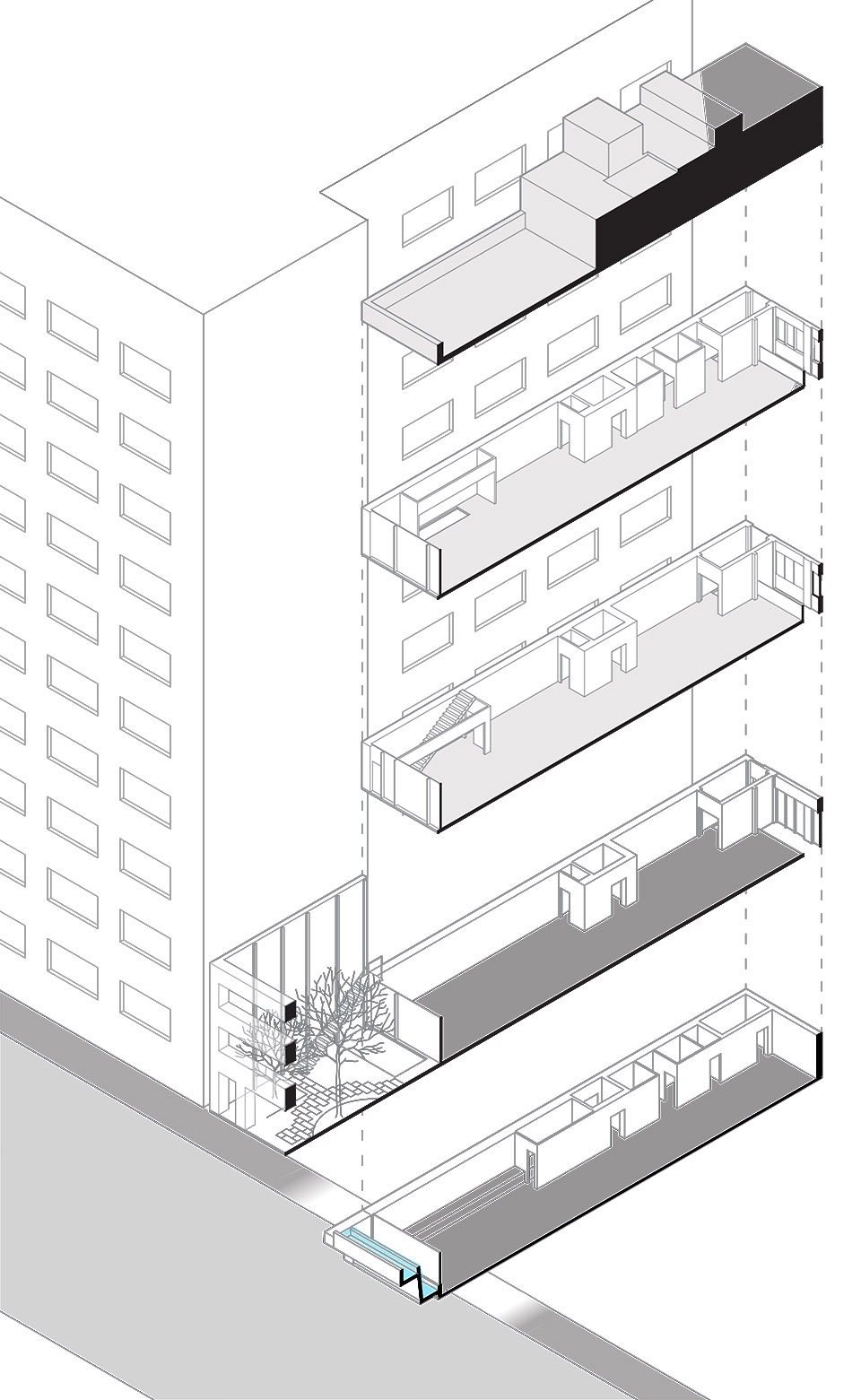 Montauk沙发展厅系列丨加拿大丨Cohlmeyer Architecture-134