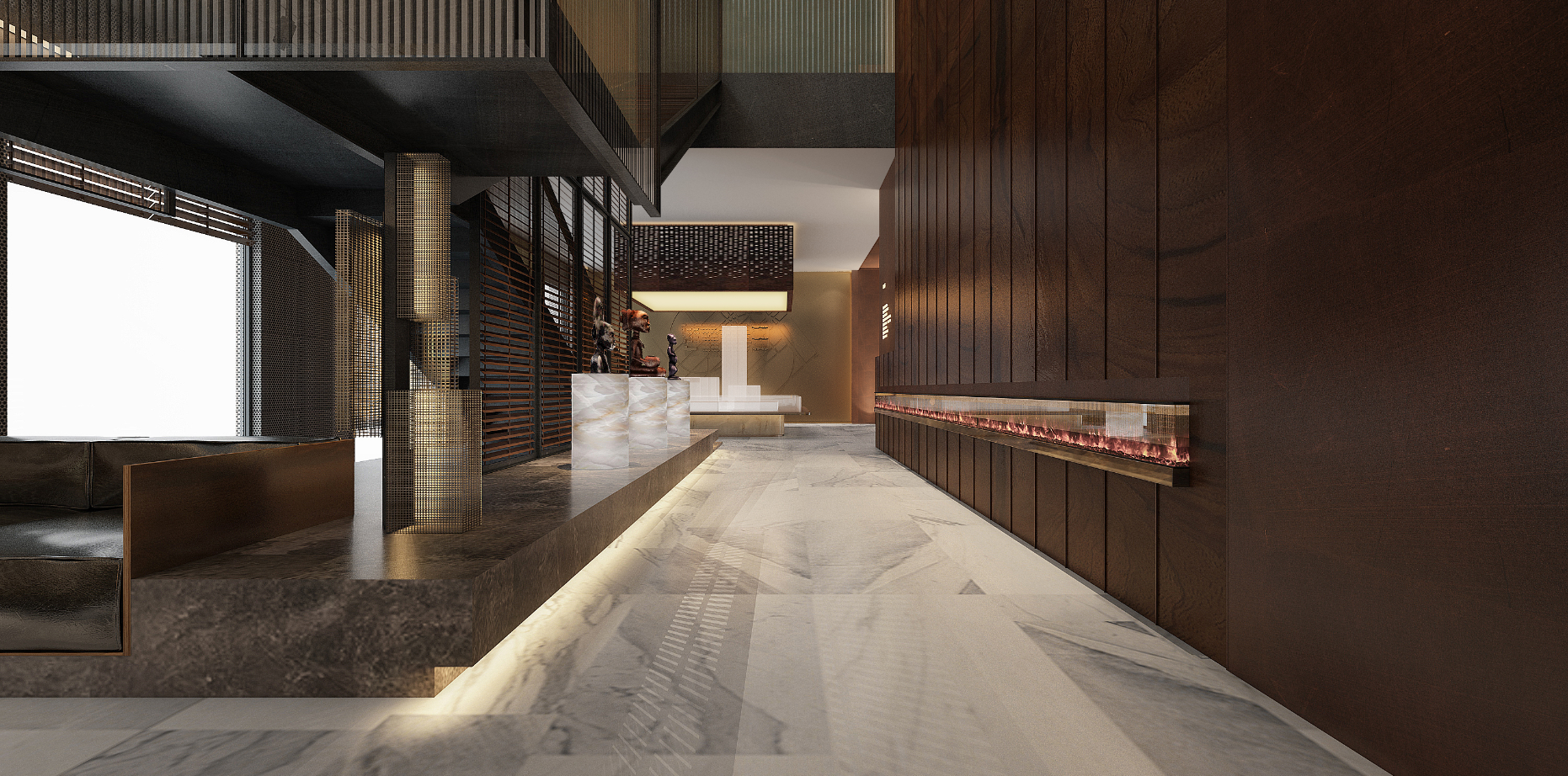 【三V设计】合作项目分享-北京顺义某售楼处-1