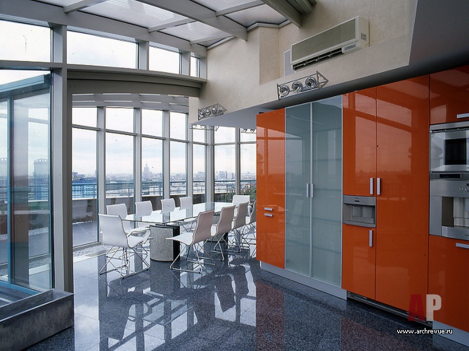 三层高科技风格 penthouse 室内设计丨Серебряная Мария,Макушев Сергей-18