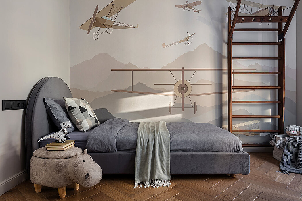 简洁公寓丨俄罗斯圣彼得堡丨Black_Wall-9