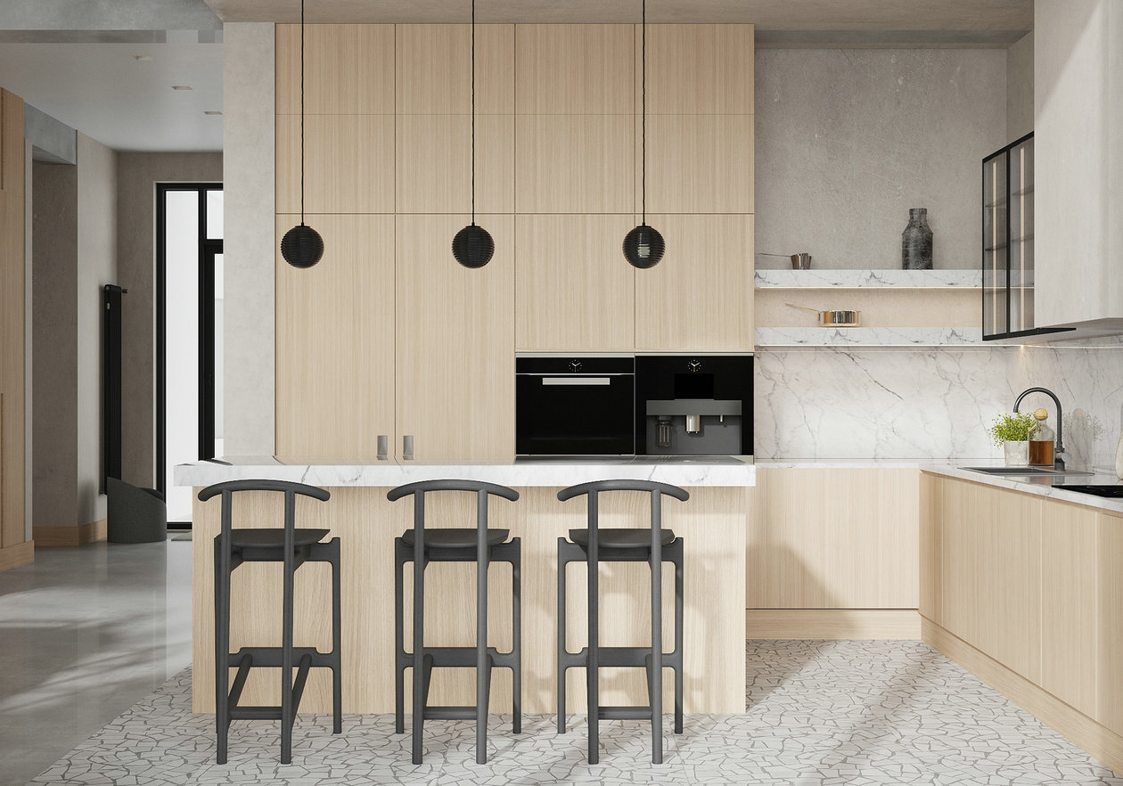 原木+高级灰打造舒适温馨居住空间-5