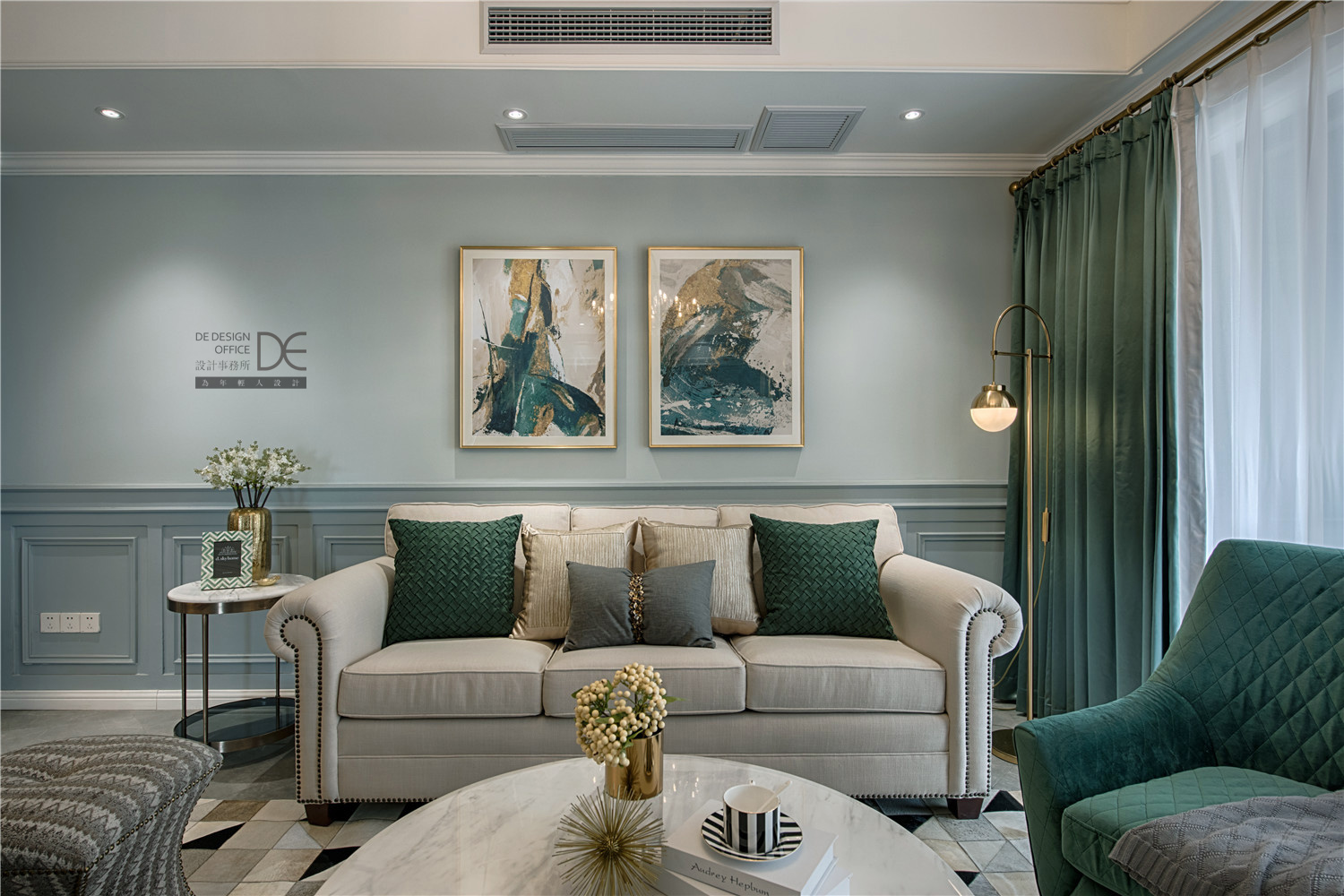 江与城千山万树·美式风格家居设计案例-24