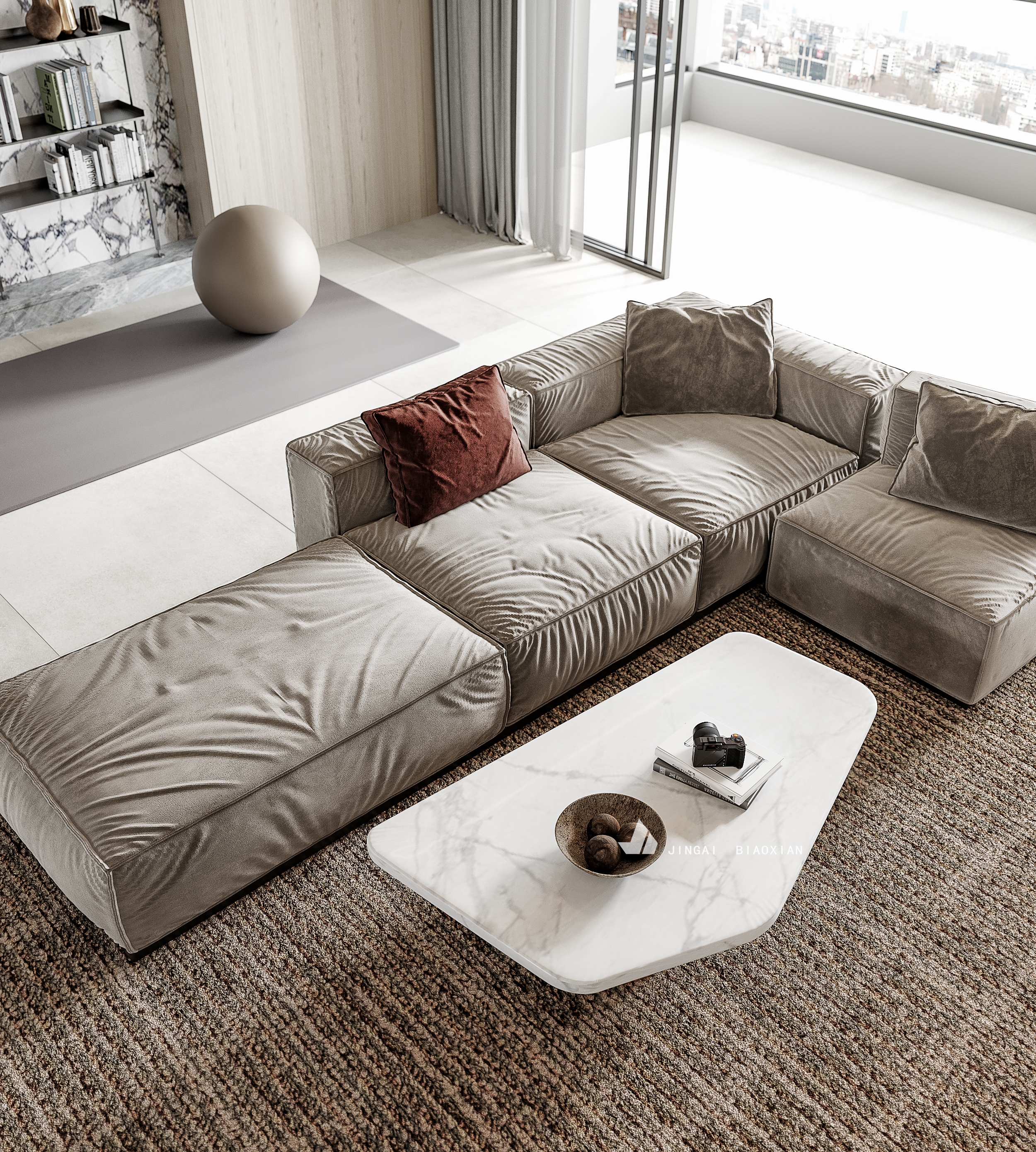 现代简约客餐厅设计案例-48