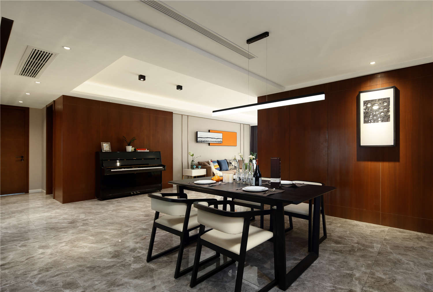 充满现代轻奢风格的居住空间-20