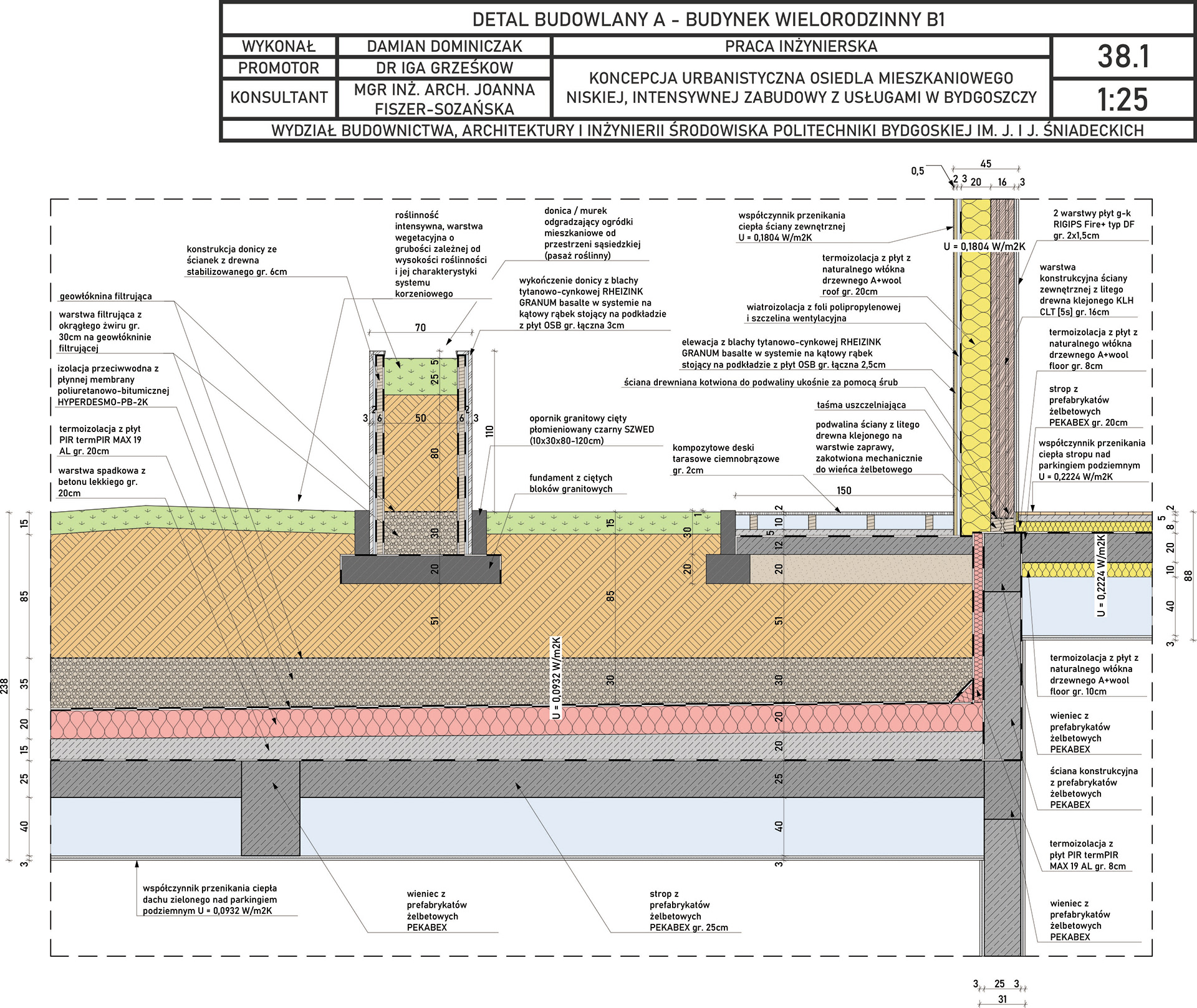 DREWNIANY BUDYNEK MIESZKANIOWY WIELORODZINNY Z CLT-20