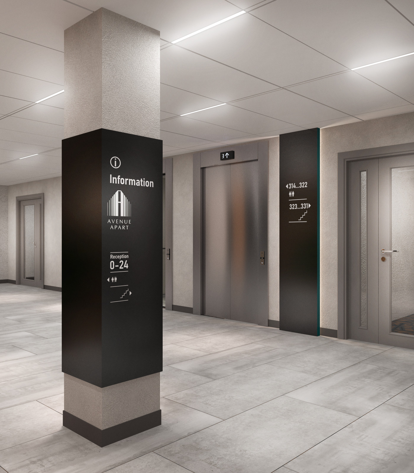 酒店大堂设计丨RedLine 设计工作室-17