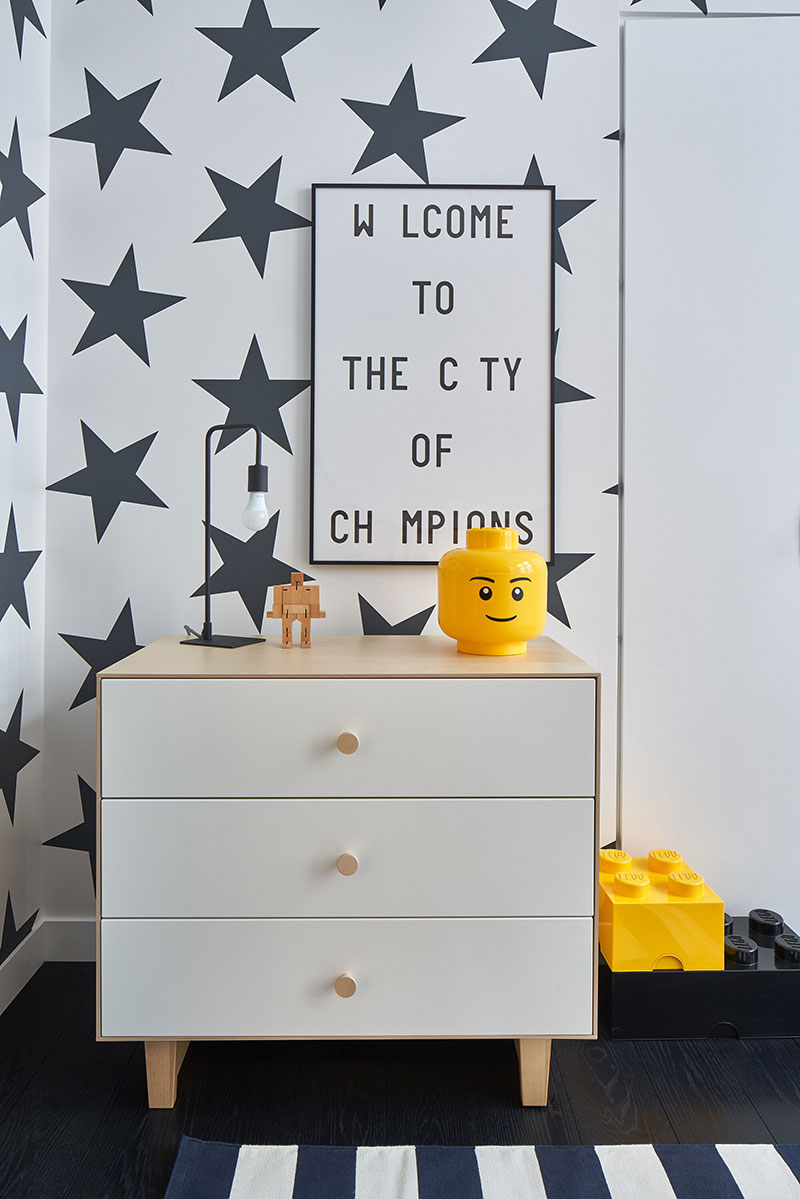 纽约时尚黑白家居，年轻家庭的温馨之作-32