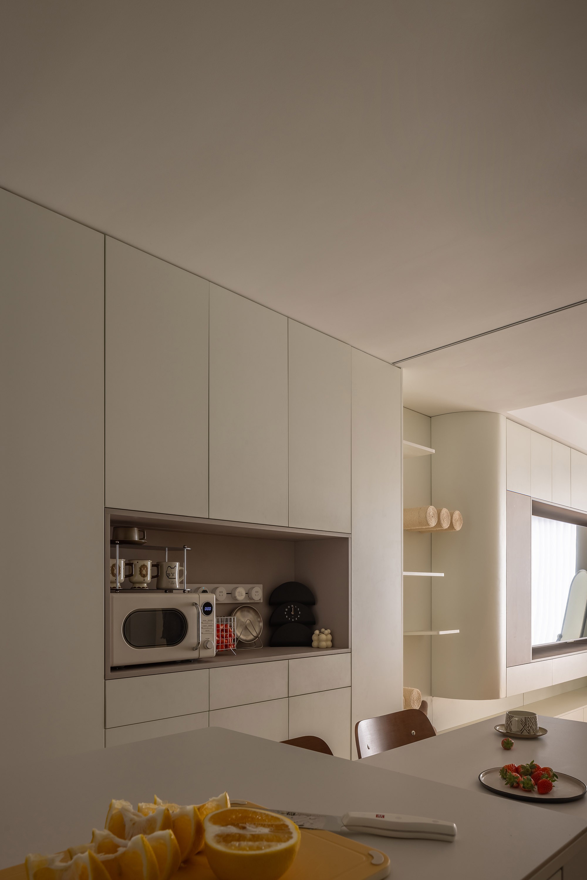 80㎡小户型超暖超温馨“喵星人”之家丨大斌空间-33