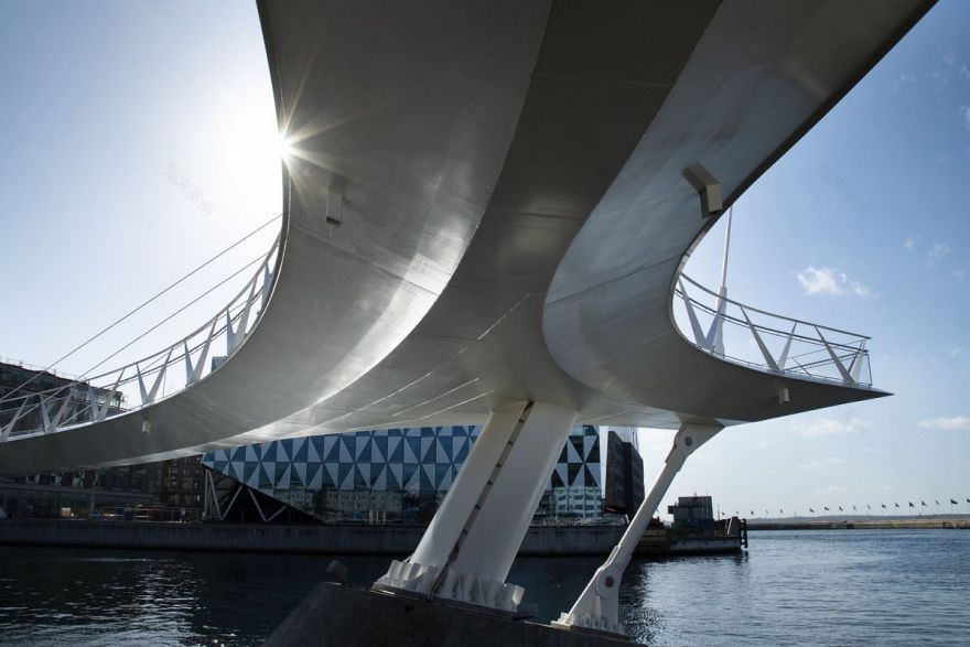 瑞典赫尔辛堡 Varvsbron Dockyard 桥-12